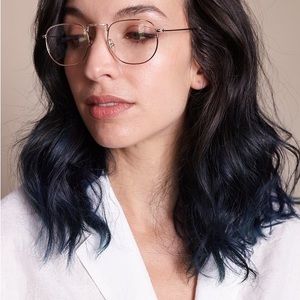 Smoke x Mirrors Drivers Seat Optic Matte Silver Round Clear Glasses One Size